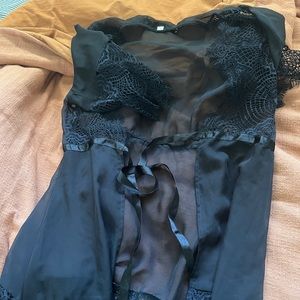 Designer robes and lingerie